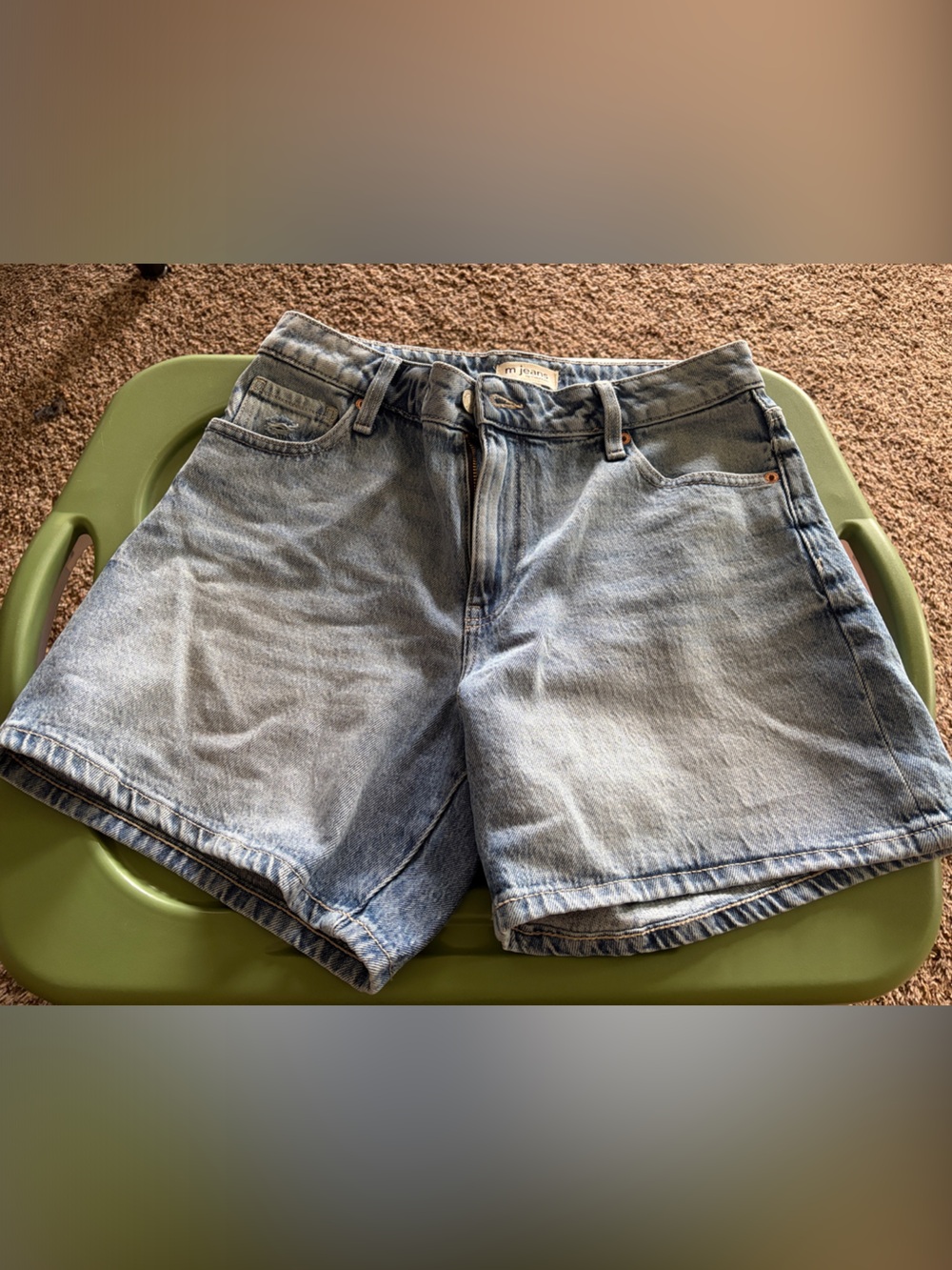 Maurices Light Blue Denim Jean Shorts